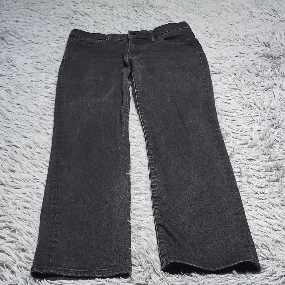 Lucky Brand Jeans Womens 6 6/28a Sweet Mid Rise Straight Black Denim Stretch